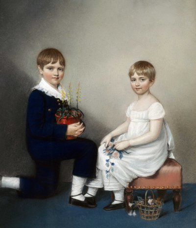 Charles en Catherine Darwin door Ellen Sharples